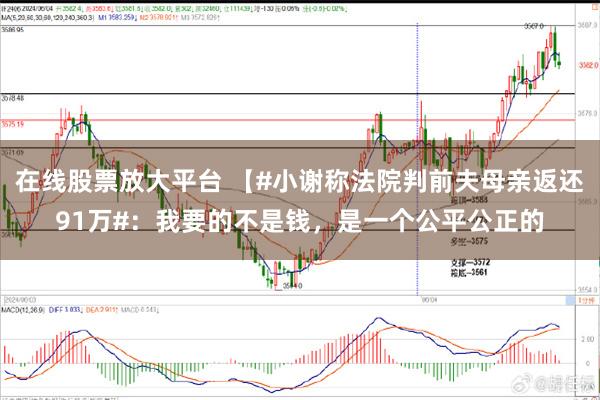 在线股票放大平台 【#小谢称法院判前夫母亲返还91万#：我要的不是钱，是一个公平公正的