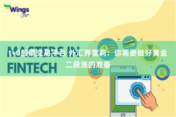 t+0股票交易平台 外汇界雪莉：你需要做好黄金二段涨的准备