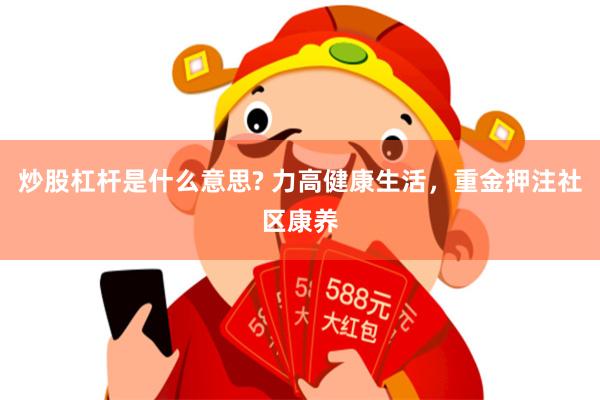炒股杠杆是什么意思? 力高健康生活，重金押注社区康养