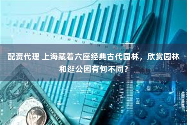 配资代理 上海藏着六座经典古代园林，欣赏园林和逛公园有何不同？